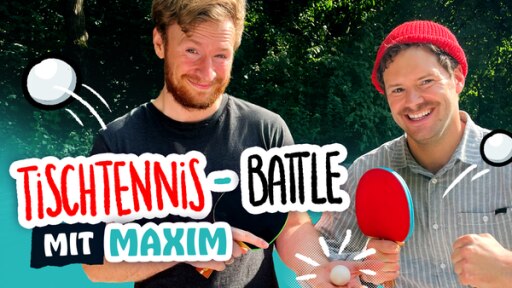 Tischtennis-Talk mit Maxim | Rechte: Rocket Beans Entertainment / KiKA