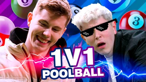 Fußball-Billard-Challenge mit Tim Latka | Rechte: KiKA / Rocket Beans Entertainment