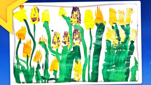 Tulpem mit Gabeldruck Adrian (5 Jahre) aus Rostingen