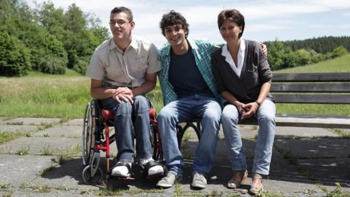 Checker Can | Rechte: BR / megaherz GmbH / Hopfner Der Handicap-Check / Can mit Benni und seiner Lehrerin in Landsberg a Lech