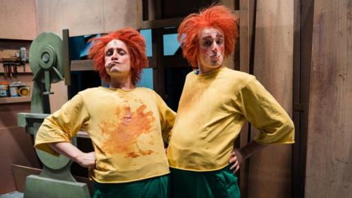 Der Pumuckl-Check / Schauspieler Christian und Checker Julian als Pumuckl verkleidet. | Bild: BR / megaherz GmbH