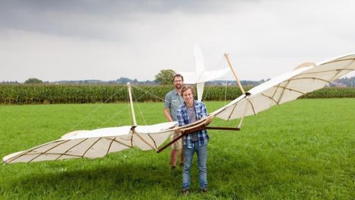 Der Traum-vom-Fliegen-Check / Tobi mit Norman Bernschneider - Test des Otto Lilienthal Gleiters
