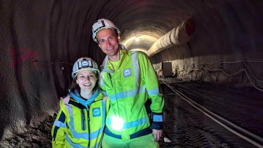 Der Tunnel-Check | Tief unter der Erde wird ein Tunnel in den Berg gesprengt und Marina ist live dabei!