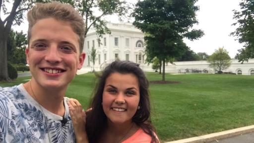 Louisa und Philipp in Washington