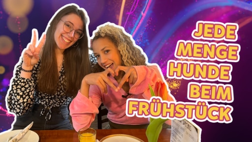 Leontina und Shalya Jolie am Frühstückstisch