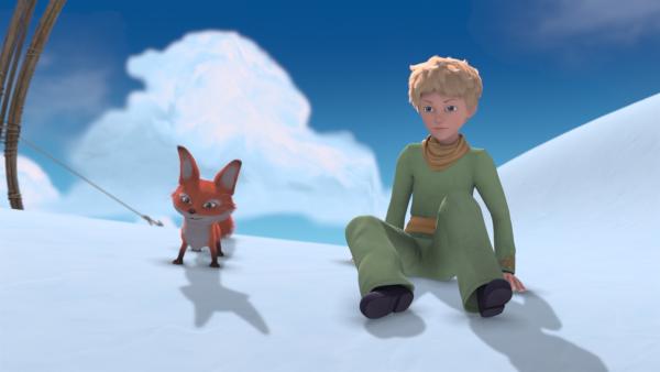 Trotz Schnee und Eis erleben Fuchs und Prinz ein heißes Abenteuer. | Rechte: WDR/Method Animation/Saint-Exupéry-d'Agay Estate/LPPTV/France Télévisions