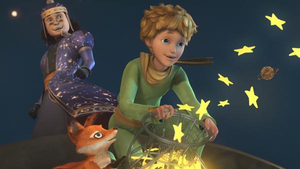 Dem kleinen Prinzen und seinem Freund Fuchs gelingt es, die Sterne wieder zu befreien. | Rechte: WDR/ARD