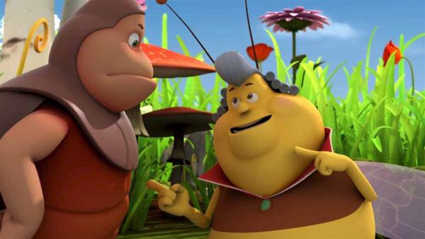 Der Gesang der Gartenhummel Elvis gefällt nicht jedem Käfer | Rechte: ZDF/Studio100 Animation