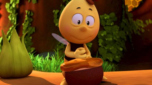 Ob Honig bei Spinnenschnupfen hilft. | Rechte: ZDF/Studio100 Animation