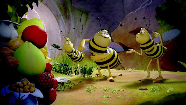 Die Wespen sind in der Vorratskammer. | Rechte: ZDF/2017/Studio 100 Animation
