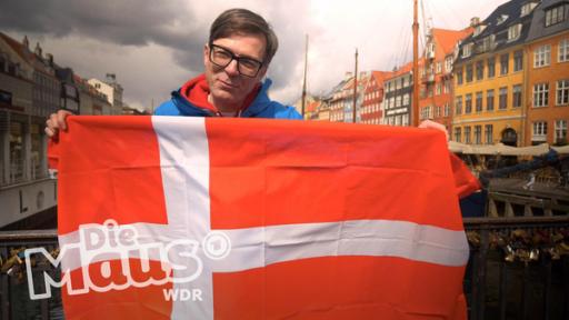 Ralph mit dänischer Flagge