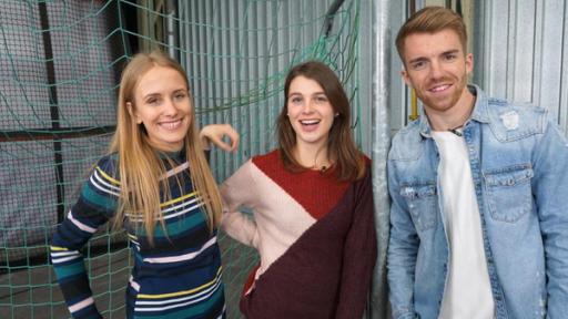 Stefan, Susanne und Laura von "Die Sportmacher"