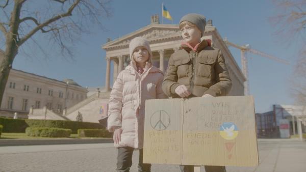 #Wir für die Ukraine - Anastasiia und Oleg: Eine ukrainisch-russische Freundschaft | Rechte: Bernadette Hauke