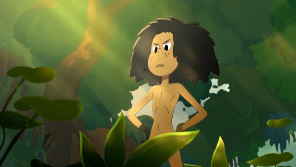 Enki in Tarzan-Manier | Rechte: WDR/2021 Cyber Group Studios