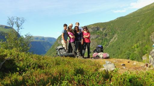 Gruppe: Leonie, Kimberly, Antonia, Caspar, Freddie und Philip