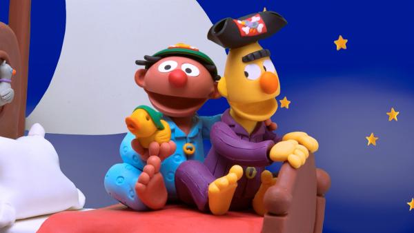 Ernie und Bert erleben die unglaublichsten Abenteuer im Land der Träume. | Rechte: NDR/Sesameworkshop