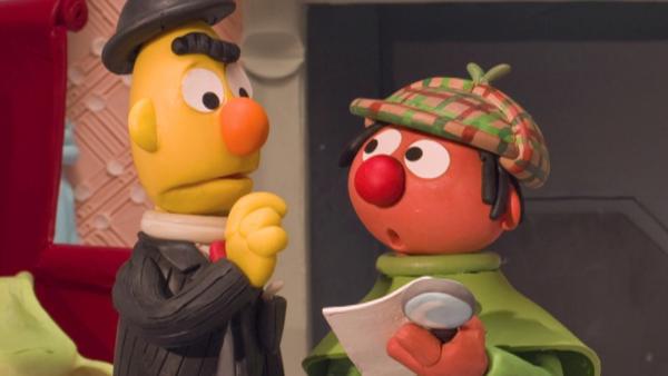 Ernie und Bert erleben als Meisterdetektive | Rechte: NDR/Sesameworkshop