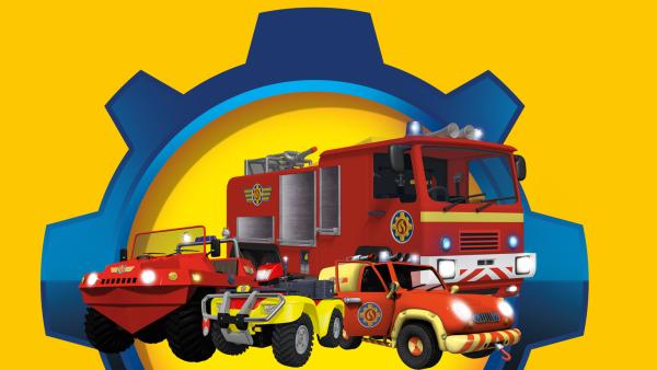 Fahrzeuge in der Feuerwache - Feuerwehrmann Sam | Rechte: KiKA/HIT Entertainment