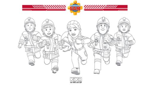 Pilotin Krystyna und das Team der Feuerwache