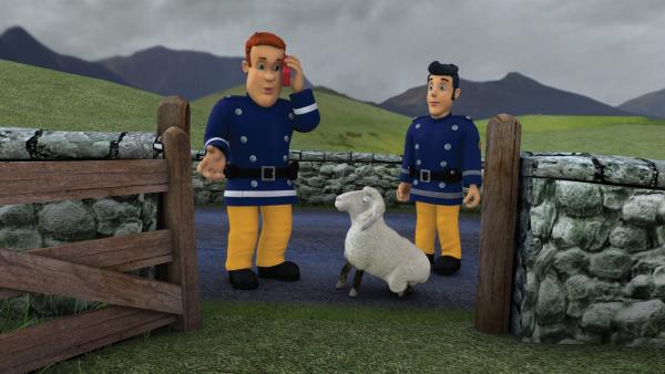 Das Gatter der Schafsweide ist kaputt. Wohin nur mit Wooly? | Rechte: KiKA/HIT Entertainment