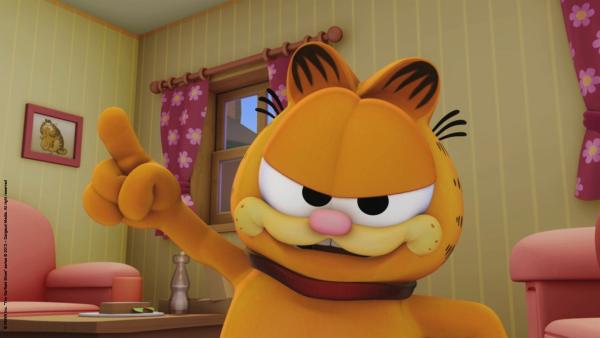 Garfield trägt das Hundehalsband. | Rechte: HR/Dargaud Media/MediaToon/Paws Inc./France 3