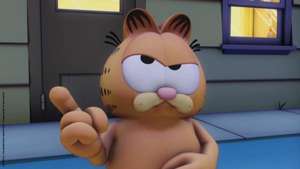 Garfield hat Zweifel. | Rechte: HR/Dargaud Media/MediaToon/Paws Inc./France 3