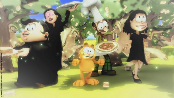 Garfield unter dem Lasagnebaum | Rechte: HR/Dargaud Media/MediaToon/Paws Inc./France 3
