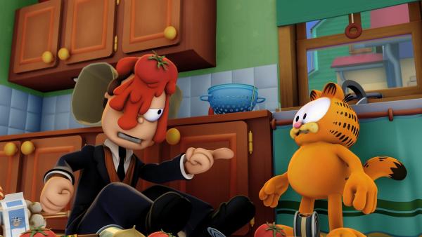 Garfield treibt Jon wieder mal in den Wahnsinn. | Rechte: hr/MediaToon