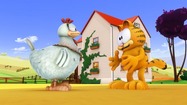 Garfield und Penny Henny | Rechte: HR/DARGAUD MEDIA