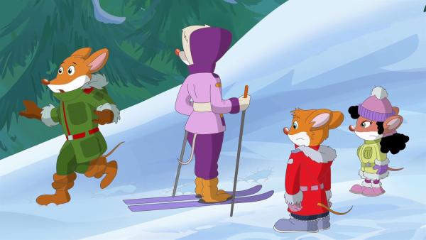 Sabotage bei den Winterspielen gefährdet die Sportler. | Rechte: hr/Atlantyca Entertainment/Moonscoop