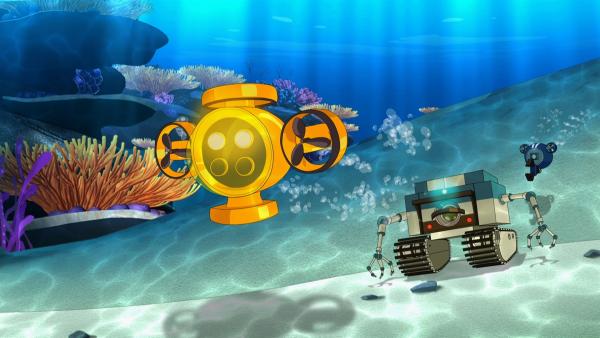Die Unterwasser-Roboter im Wettbewerb | Rechte: ZDF/Les Cartooneurs Associés