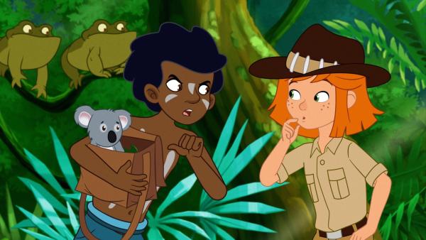 Lilli und Yuri im Dschungel. | Rechte: WDR