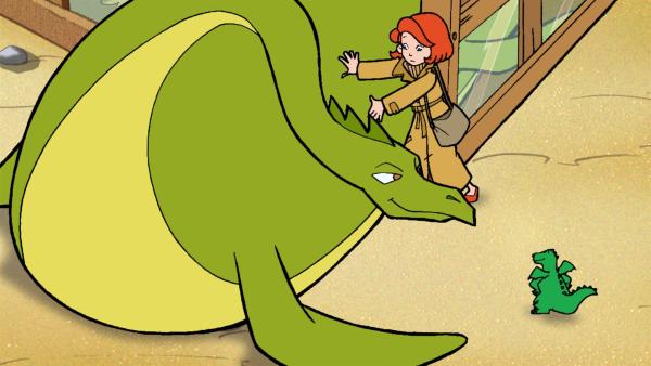 Nichts wie weg hier: Lilli verhilft Nessie zur Flucht. | Rechte: WDR/Trixter Film GmbH