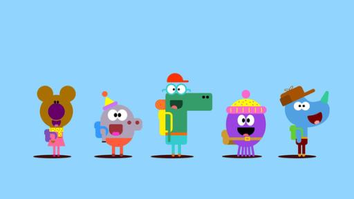 Duggee und die Quirlies ziehen ihre Campiing-Rucksäcke auf, denn sie wollen zelten gehen.