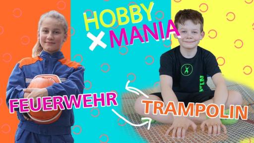 Feuerwehr vs. Trampolin | Rechte: Cineimpuls/ MDR/Martin Reißmann Hobbymania Feuerwehr vs . Trampolin Hobbymania - Ayleen und Florentin