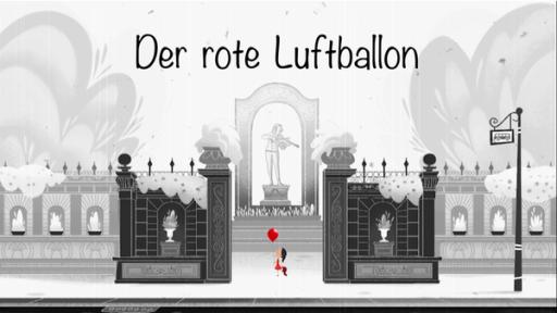 Filmszene " Der rote Luftballon"