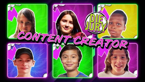 Diese Kinder sind in der Jury für die Kategorie "Content Creator".