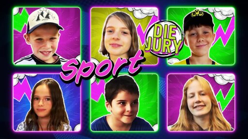 Diese Kinder sind beim KiKA Award in der Jury für die Kategorie "Sport".