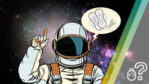 Hanna fragt: Was ist wenn Astronautinnen im Alle ihre Periode bekommen? | Rechte: KiKA / ESA
