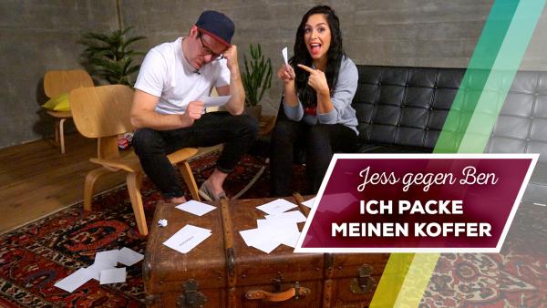 Endlich-Freitag-Video: Jess gegen Ben - Ich packe meinen Koffer | Rechte: KiKA / Franziska Gruber