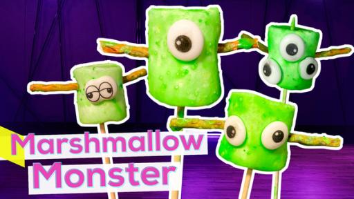 Halloween-Snack: Frankenstein-Marshmallows | Rechte: KiKA / Sabine Krätzschmar