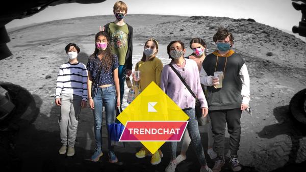 „KiKA LIVE Trendchat“ goes USA! Jess chattet mit der Klasse 7c der German International School im Silicon Valley. | Rechte: KiKA