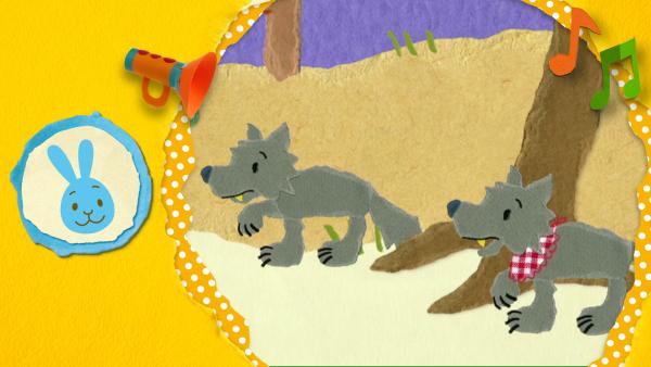 Hör dir das Lied von den zwei kleinen Wölfen von "KiKANiNCHEN" an, sing mit und beweg dich dazu. | Rechte: KiKA