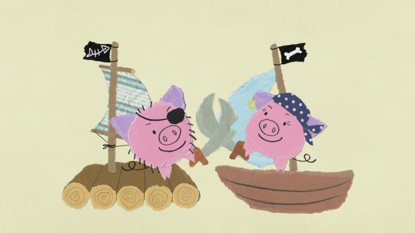 Das Piratenschwein Fred | Rechte: KiKA