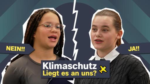 Schüler diskutieren über den Einsatz gegen den Klimawandel