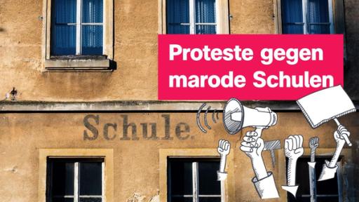 Marode Schulen im hessischen Frankfurt