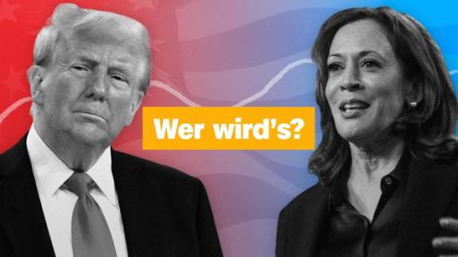 Trump und Harris