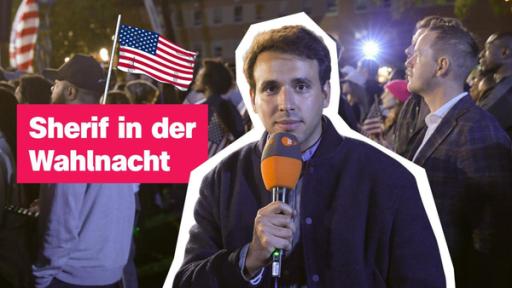 Sherif in der Wahlnacht in den USA