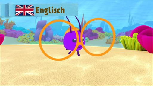 Rechte: KiKA/Bigchild Entertainment A purple plankton with glasses that are much too big for him.