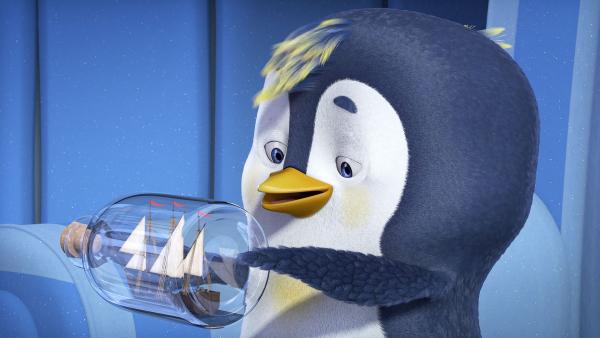 Der Pinguin und sein Buddelschiff.  | Rechte: KiKA/Animaccord LTD